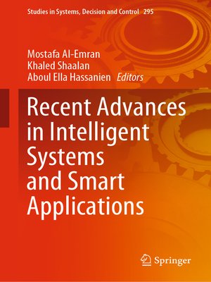 cover image of Recent Advances in Intelligent Systems and Smart Applications